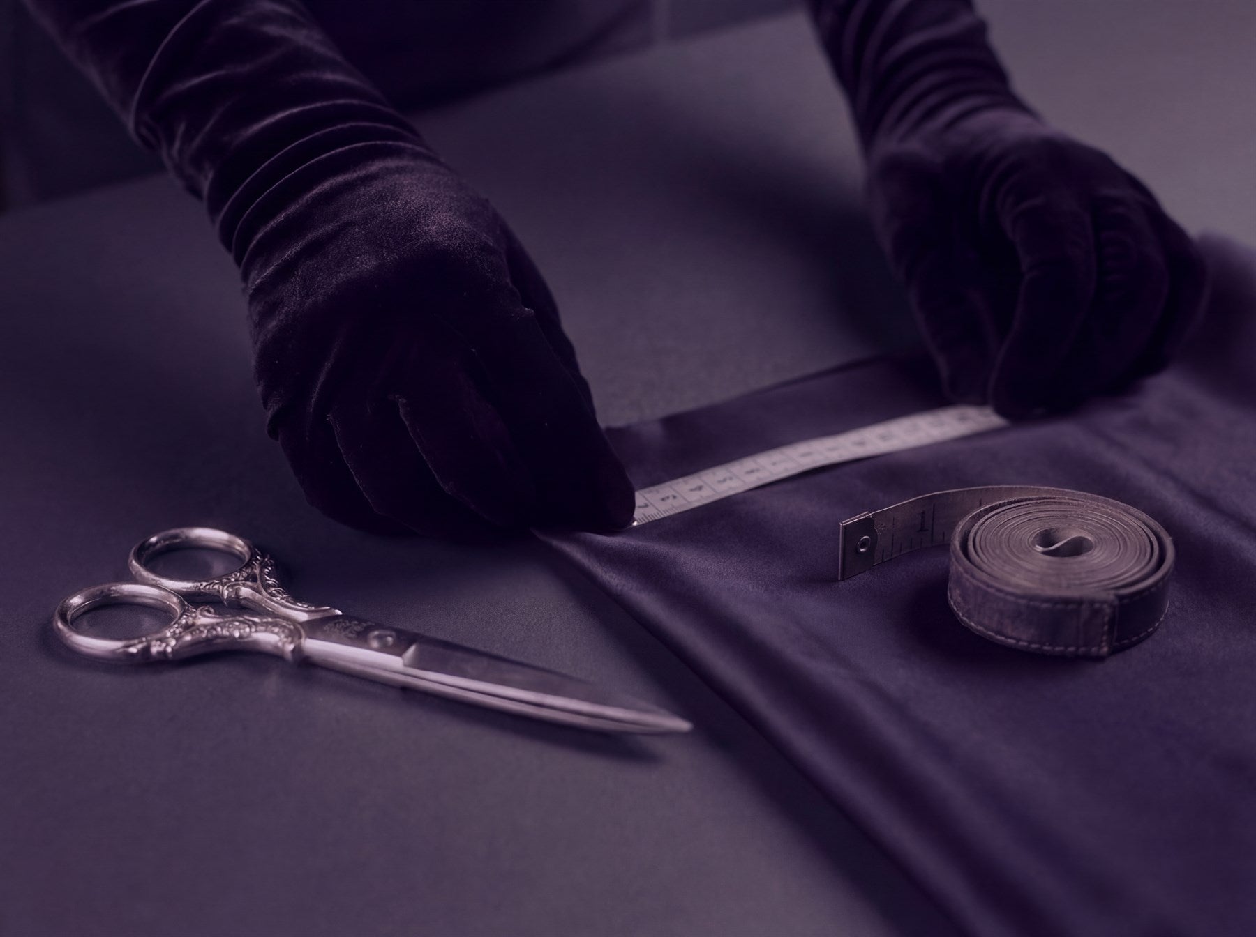 Material measured and aligned before presentation