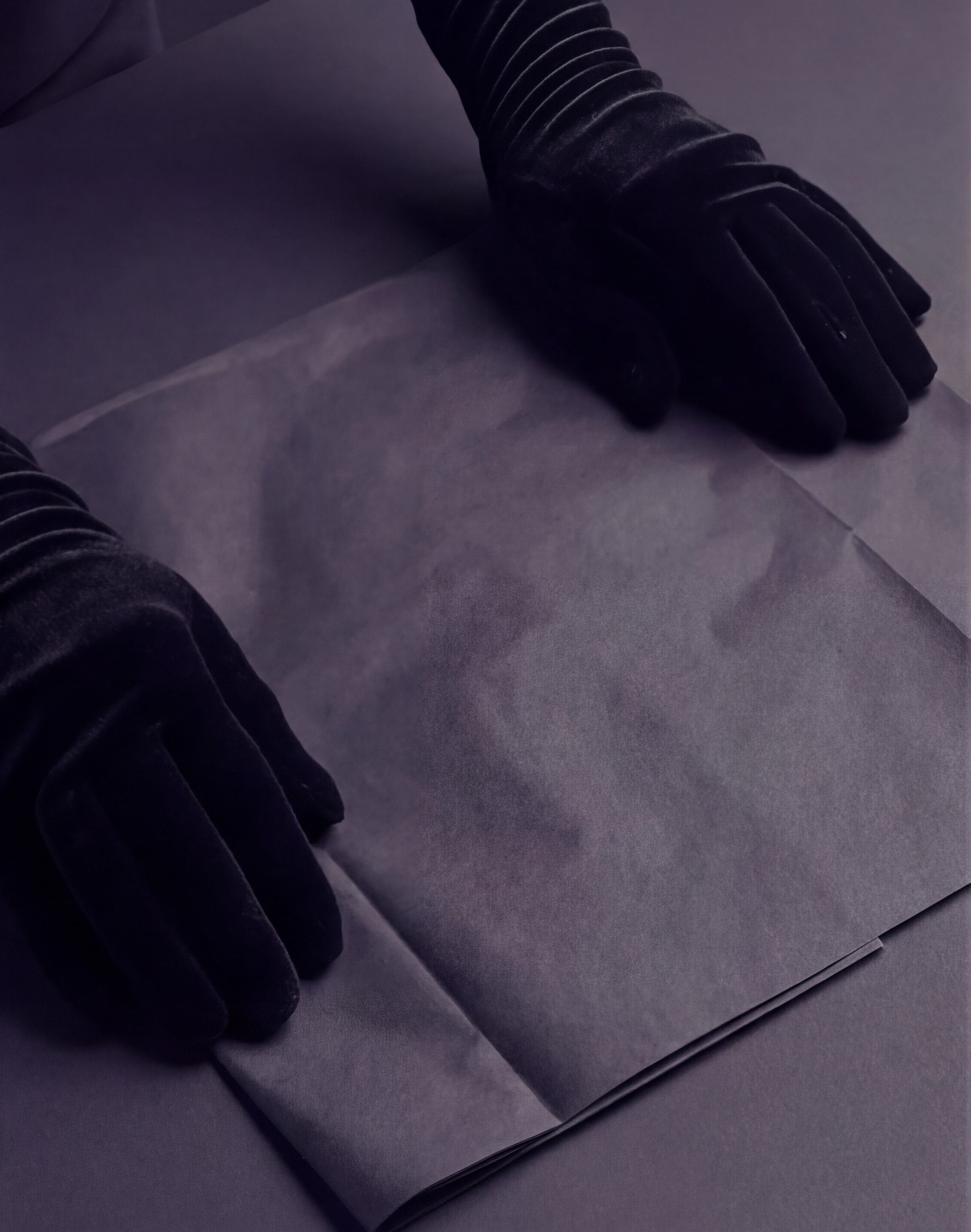 Tissue prepared before the presentation begins