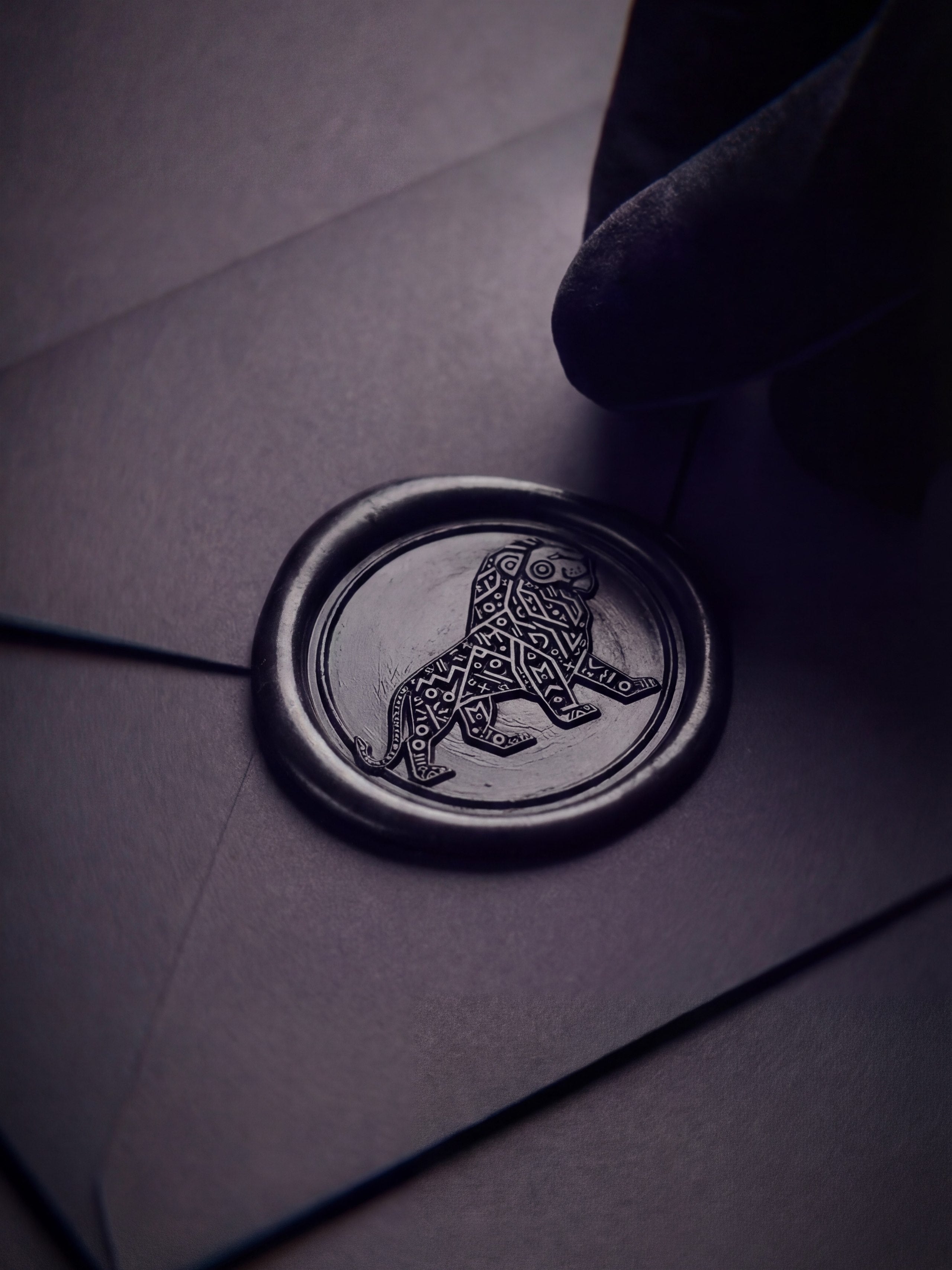 Wax seal close-up